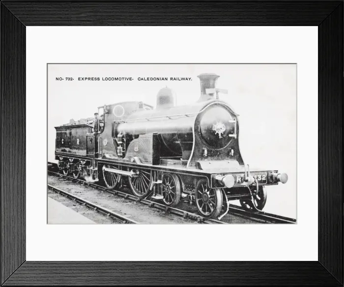 Framed Print : Locomotive no 732 express engine Framed Print : Locomotive no 732 express engine