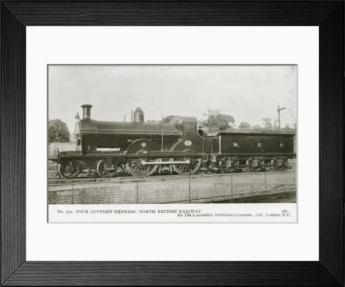 Framed Print : Locomotive no 731 four coupled express Framed Print : Locomotive no 731 four coupled express