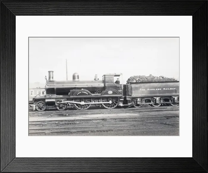 Framed Print : Locomotive no 126 Loch Tummel 4-4-0 Framed Print : Locomotive no 126 Loch Tummel 4-4-0