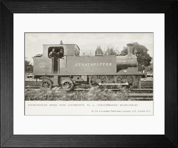 Framed Print : Locomotive no 25 Strathpeffer Framed Print : Locomotive no 25 Strathpeffer