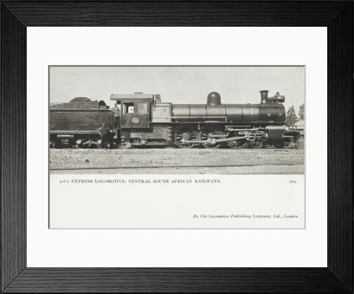 Framed Print : 4-6-2 express locomotive number 680 Framed Print : 4-6-2 express locomotive number 680