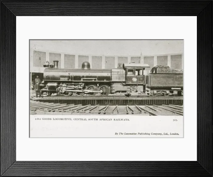 Framed Print : 2-8-2 goods locomotive no 729 Framed Print : 2-8-2 goods locomotive no 729