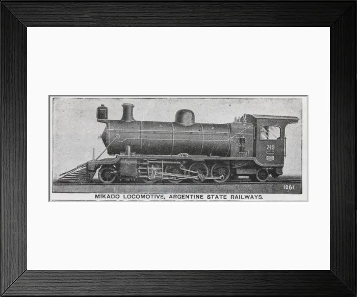 Framed Print : Locomotive no 749 Mikado Framed Print : Locomotive no 749 Mikado