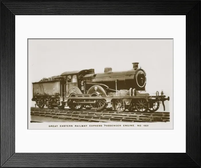 Framed Print : Locomotive no 1831 express passenger engine Framed Print : Locomotive no 1831 express passenger engine
