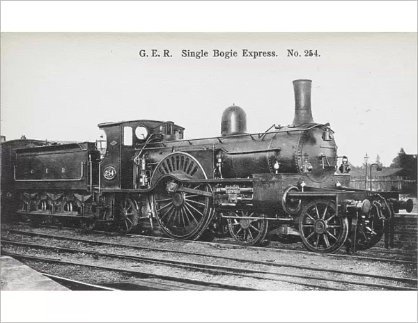 Locomotive no 254 single bogie express