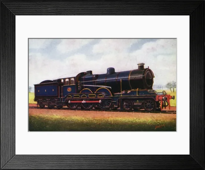 Framed Print : Locomotive no 1500 4-6-0 express engine Framed Print : Locomotive no 1500 4-6-0 express engine