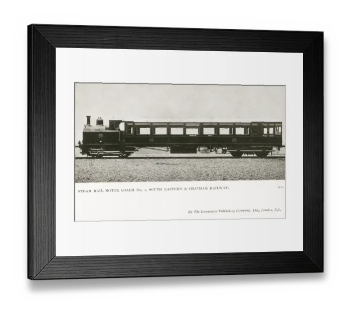 Framed Print : Locomotive no 1 steam rail motor coach Framed Print : Locomotive no 1 steam rail motor coach