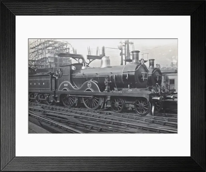 Framed Print : Locomotive no 488 4-4-0 Framed Print : Locomotive no 488 4-4-0