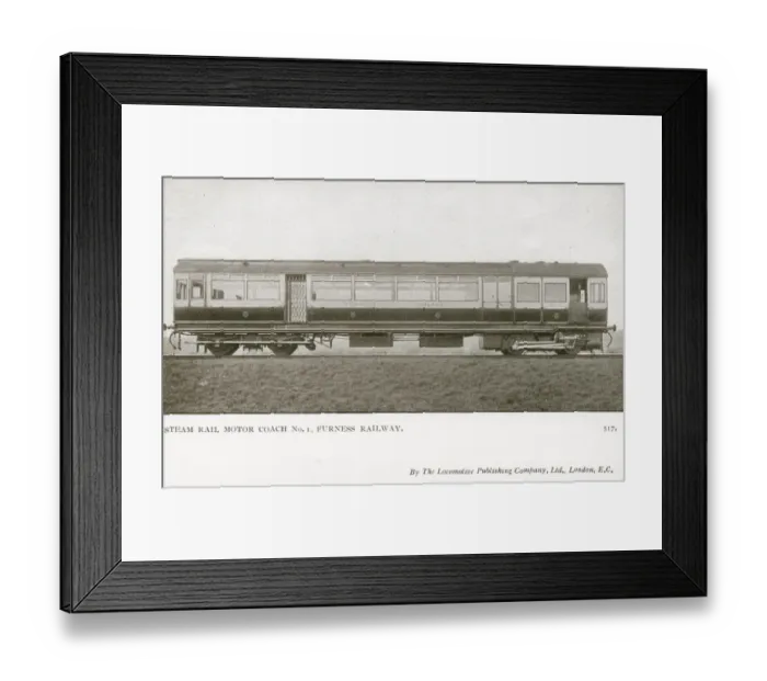 Framed Print : Locomotive no 1 steam rail motor coach Framed Print : Locomotive no 1 steam rail motor coach