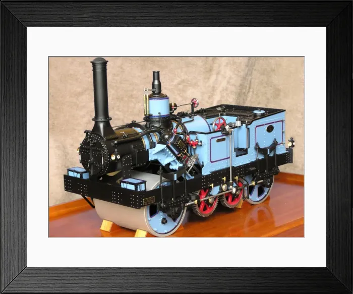 Framed Print : Gellerat steam road roller model Framed Print : Gellerat steam road roller model