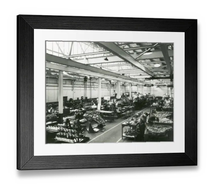 Framed Print : Deltic assembly Framed Print : Deltic assembly