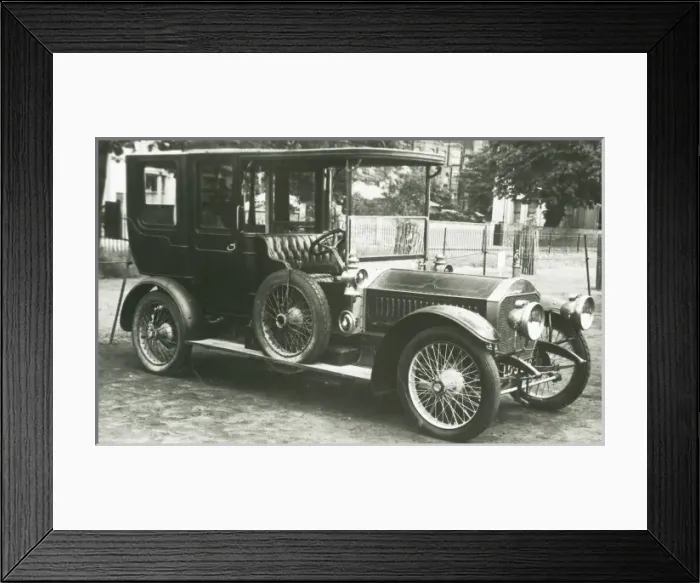 Framed Print : 1909 Limousine, A I Read Framed Print : 1909 Limousine, A I Read