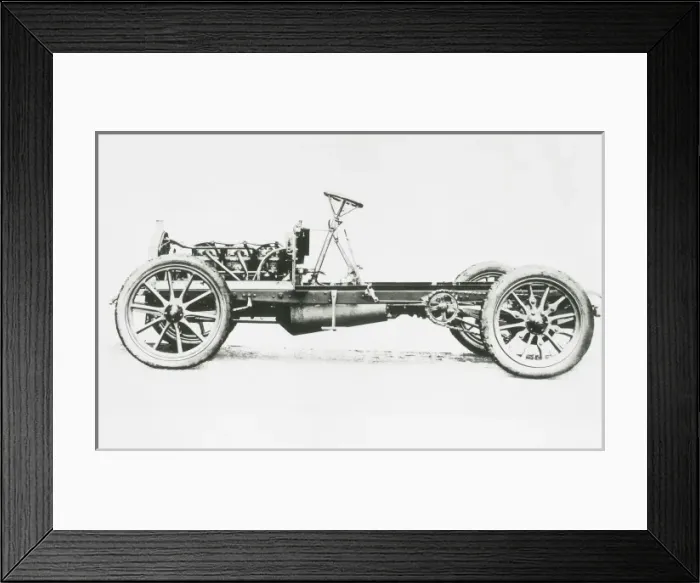 Framed Print : E1, the first 6 cylinder engine, in T20 chassis Framed Print : E1, the first 6 cylinder engine, in T20 chassis