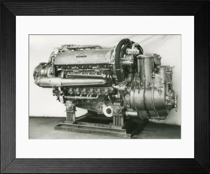Framed Print : Deltic Marine Compound engine Framed Print : Deltic Marine Compound engine