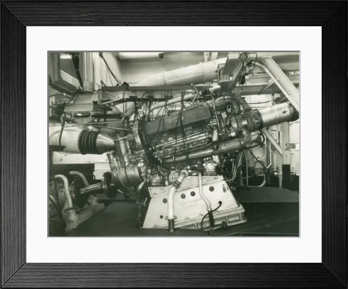 Framed Print : The C18-5 compound Deltic prototype Framed Print : The C18-5 compound Deltic prototype