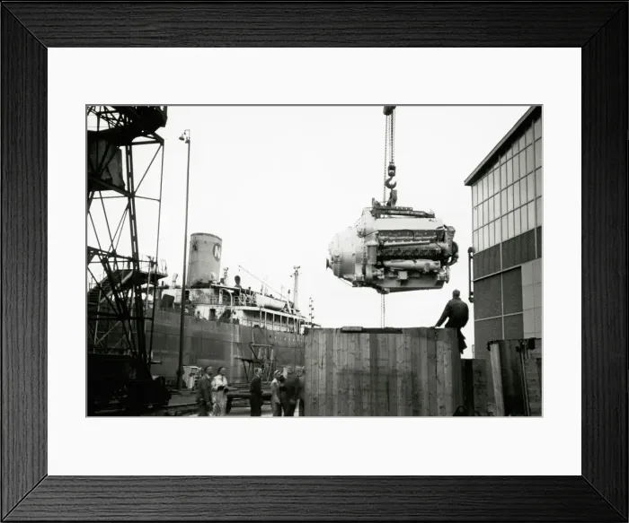 Framed Print : Deltic marine compound engine Framed Print : Deltic marine compound engine