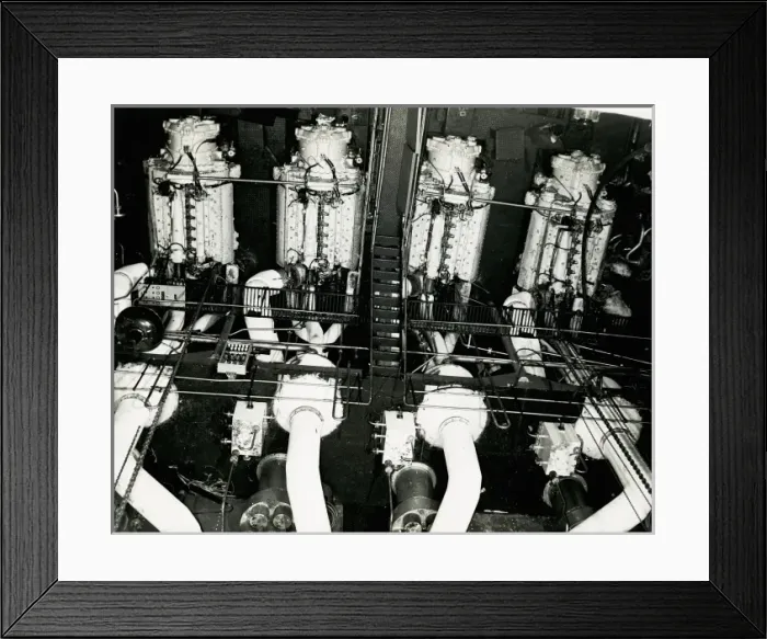 Framed Print : The Bahama Kings engine room Framed Print : The Bahama Kings engine room