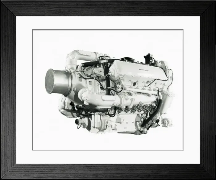 Framed Print : The Napier Deltic engine T18-37C Framed Print : The Napier Deltic engine T18-37C