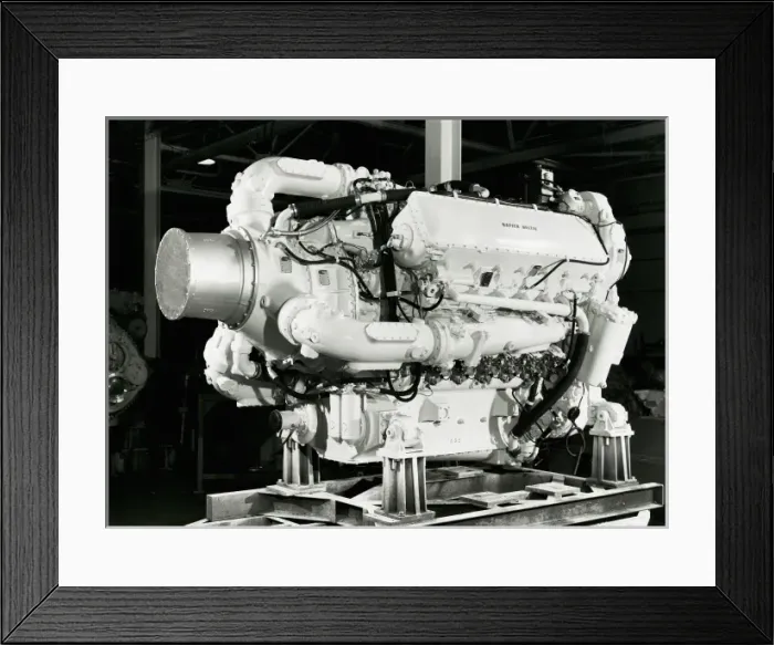 Framed Print : The Napier Deltic engine T18-37C Framed Print : The Napier Deltic engine T18-37C