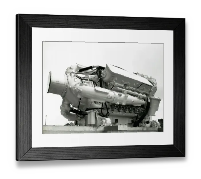 Framed Print : The Napier Deltic engine T18-37C Framed Print : The Napier Deltic engine T18-37C