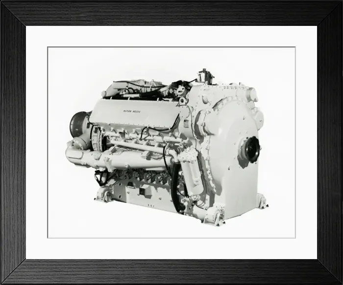 Framed Print : The Napier Deltic engine T18-37C Framed Print : The Napier Deltic engine T18-37C