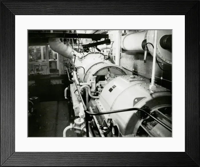 Framed Print : Bass Trader engine room Framed Print : Bass Trader engine room