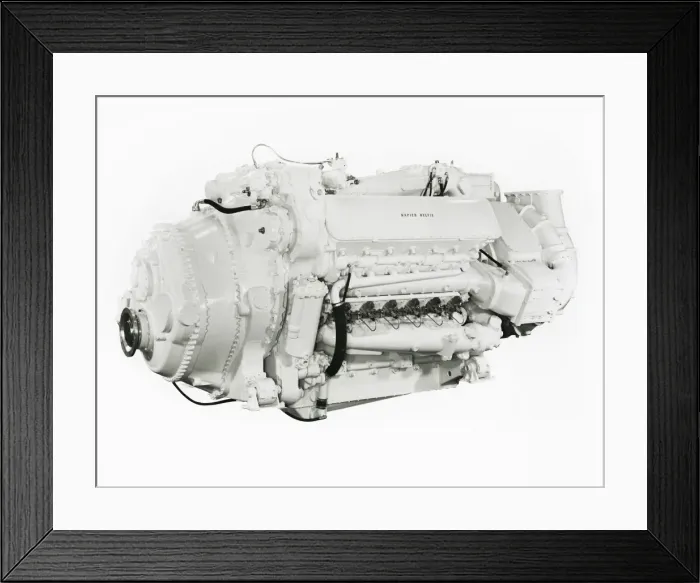 Framed Print : Napier Deltic MTB CT18-42K engine Framed Print : Napier Deltic MTB CT18-42K engine