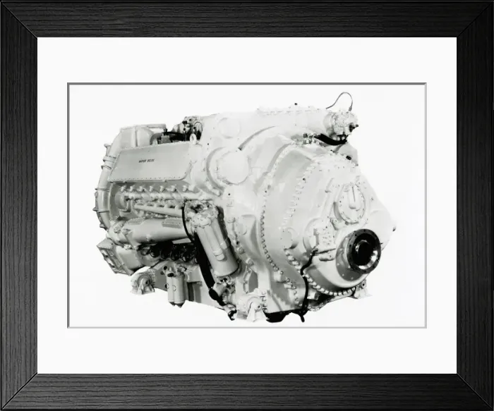Framed Print : Napier Deltic MTB CT18-42K engine Framed Print : Napier Deltic MTB CT18-42K engine