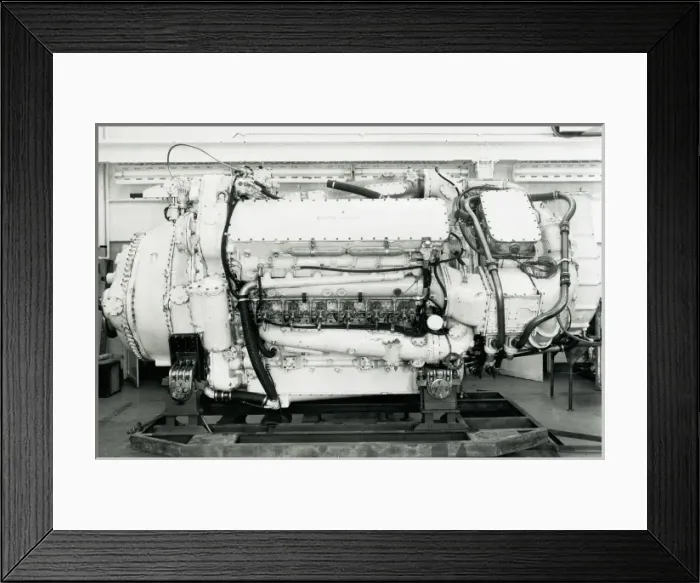 Framed Print : Napier Deltic MTB CT18-42K engine Framed Print : Napier Deltic MTB CT18-42K engine