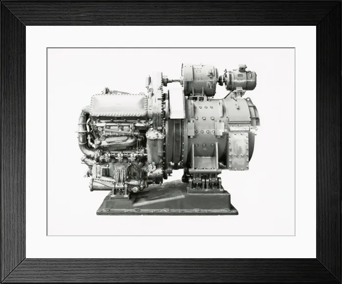 Framed Print : Deltic 9-5A flange mounted engine for MCMVs Framed Print : Deltic 9-5A flange mounted engine for MCMVs