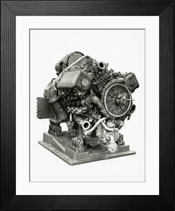 Framed Print : Deltic 9-5A flange mounted engine for MCMVs Framed Print : Deltic 9-5A flange mounted engine for MCMVs