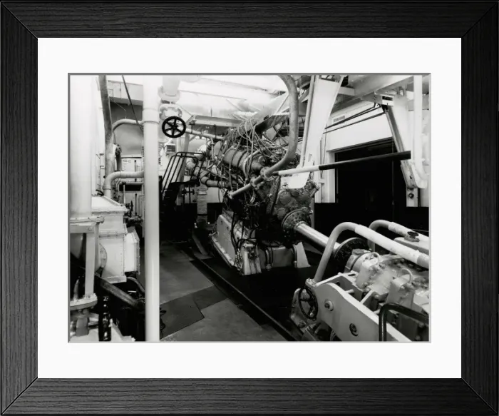 Framed Print : Development engine in test house Framed Print : Development engine in test house