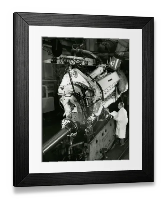 Framed Print : Development engine on test at Acton Framed Print : Development engine on test at Acton