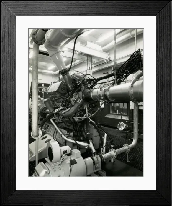 Framed Print : Acton test house testing Deltic T9-33 engine Framed Print : Acton test house testing Deltic T9-33 engine