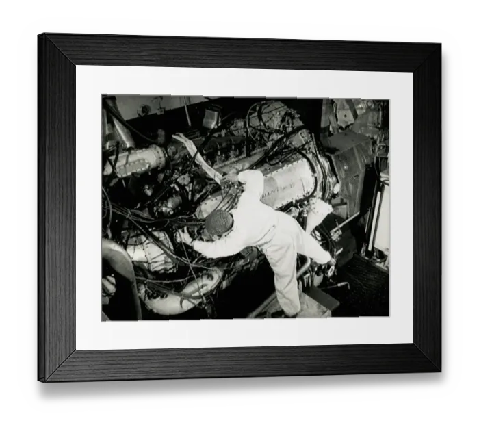 Framed Print : Deltic T18 engine test Framed Print : Deltic T18 engine test