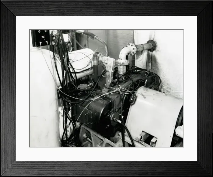 Framed Print : Single cylinder test unit Framed Print : Single cylinder test unit