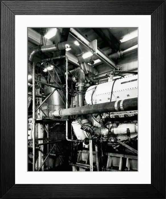 Framed Print : Deltic D18-62 engine Framed Print : Deltic D18-62 engine