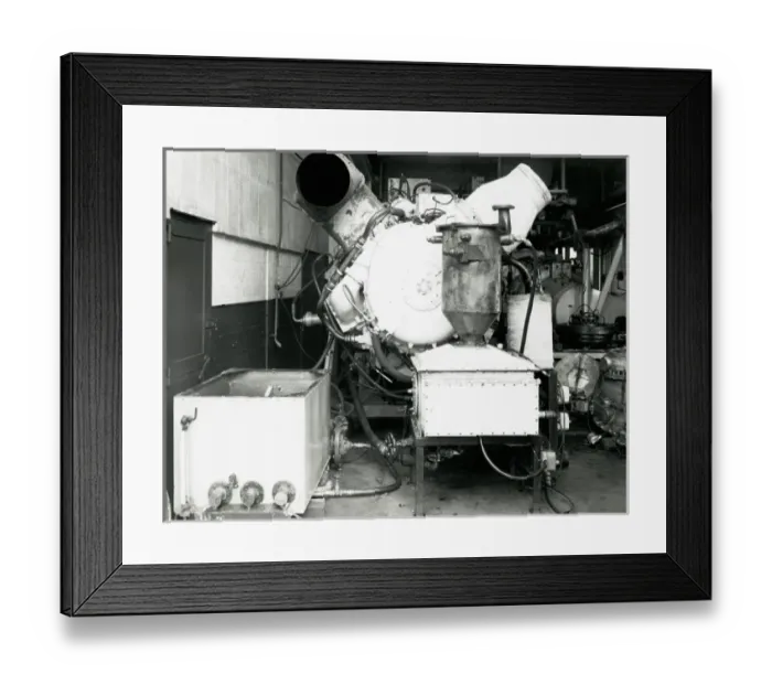 Framed Print : Testing a series 3 Deltic CT18-42K engine Framed Print : Testing a series 3 Deltic CT18-42K engine