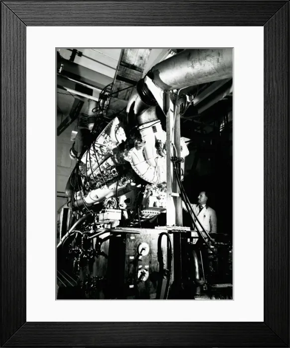 Framed Print : Deltic D18 engine Liverpool test house Framed Print : Deltic D18 engine Liverpool test house