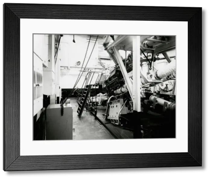 Framed Print : Development engine in test house May 1950 Framed Print : Development engine in test house May 1950