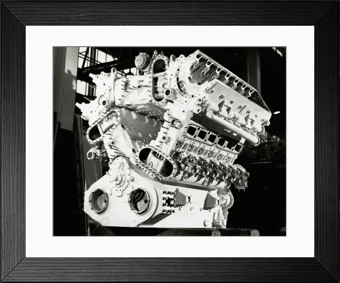 Framed Print : Deltic D18 engine, triangle Framed Print : Deltic D18 engine, triangle