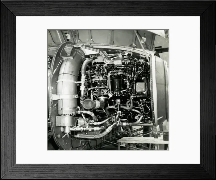 Framed Print : Right hand side of power plant forward Framed Print : Right hand side of power plant forward