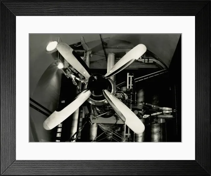 Framed Print : Napier Eland power plant, propeller view Framed Print : Napier Eland power plant, propeller view