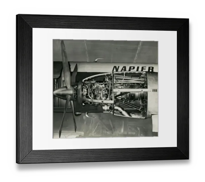Framed Print : Napier Eland power plant Framed Print : Napier Eland power plant