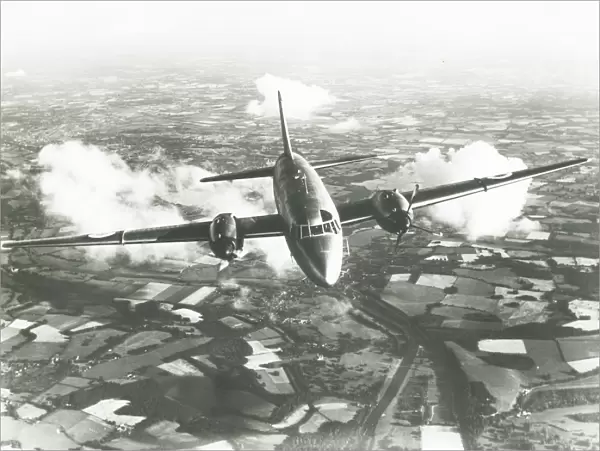 Varsity in flight, an assymetric engine flying test bed