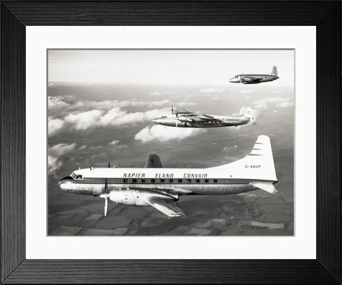 Framed Print : Napier Eland Convair G ANVP 340 conversion Framed Print : Napier Eland Convair G ANVP 340 conversion
