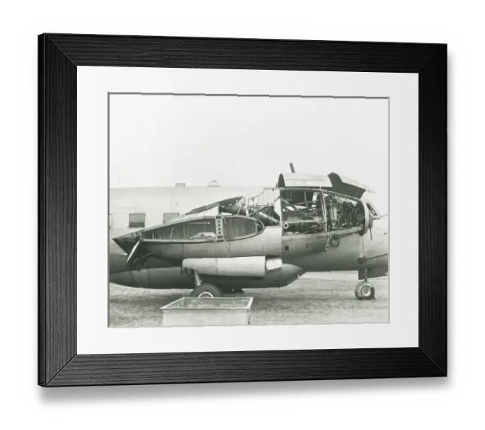Framed Print : Varsity, an assymetric engine flying test bed Framed Print : Varsity, an assymetric engine flying test bed