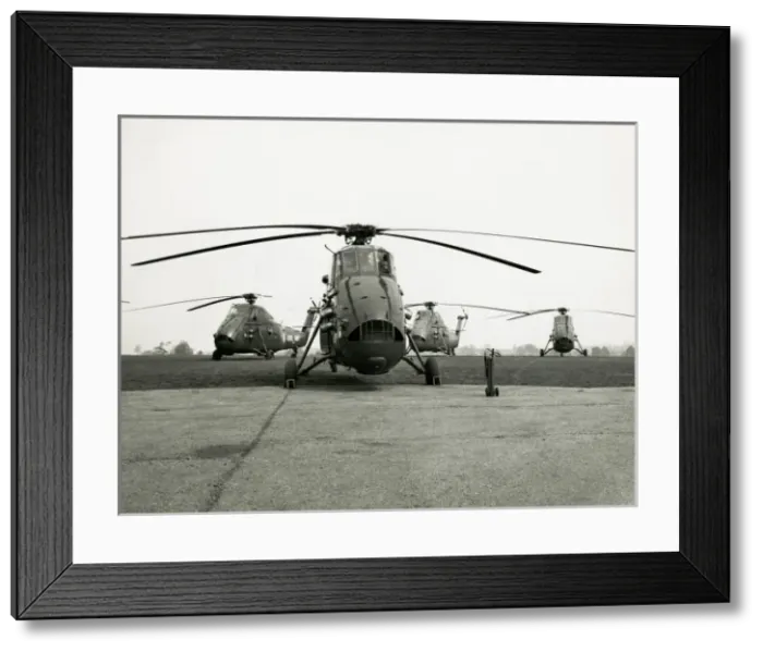 Framed Print : S58 Wessex HAS1 helicopters Framed Print : S58 Wessex HAS1 helicopters