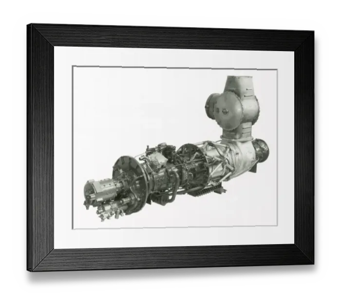 Framed Print : Napier Oryx, reaction helicopter gas producer Framed Print : Napier Oryx, reaction helicopter gas producer