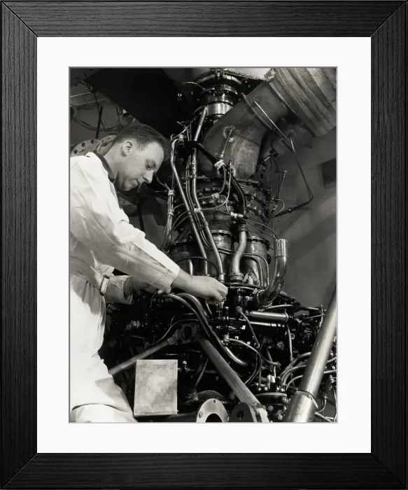 Framed Print : Testing the Gazelle engine Framed Print : Testing the Gazelle engine